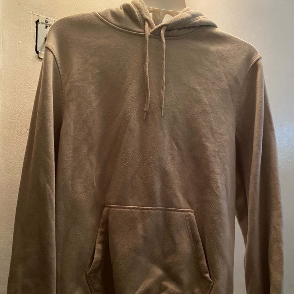 Relaxes Fit Hoodie Tan